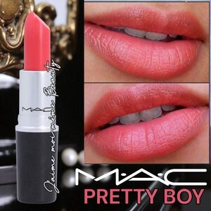 MAC Cosmetics Cremesheen Pretty Boy Lipstick - Intense Pink Coral